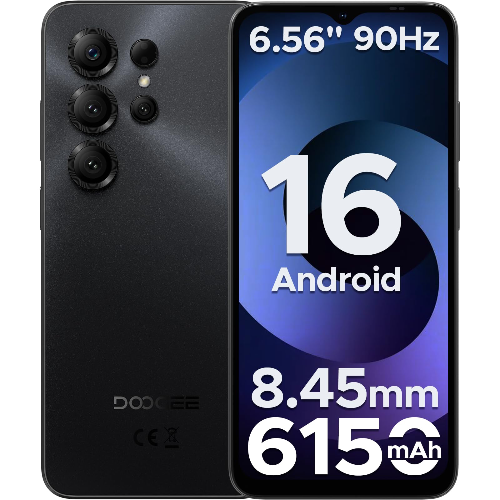 DOOGEESmart NOTE56X スマホ Android16 24GB Amazon | 【最新 Andrid 16 スマホ SIMフリー】 DOOGEESmart NOTE56X