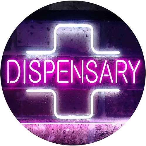 Miniatura 9 de ADVPRO Dispensary Cross Shop - Letrero de neón LED de doble color, blanco y verde, 16 x 12 pulgadas, st6s43-i3205-wg