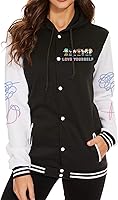 Vista 2 de Kpop Varsity Chaqueta de béisbol Love Yourself V Jimin SUGA Jungkook Sudadera con capucha