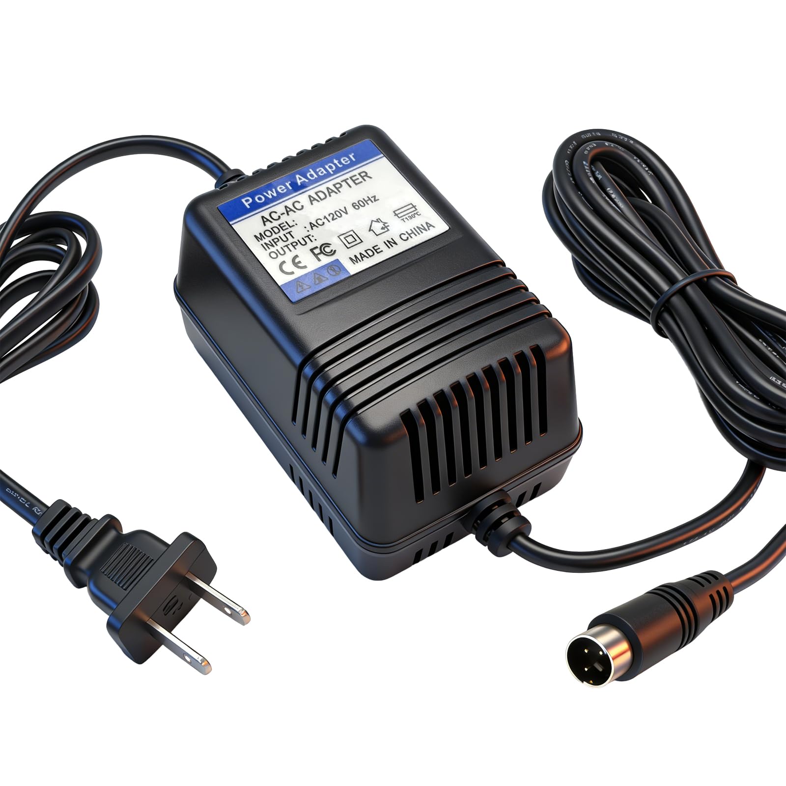 18.5V Mini 3 Pin Power Adapter for Behringer XENYX Mixers (502, 802, 1002) - Compatible with UB502, UB802, Q502USB, Q802USB，UB1002, Q1002USB - Replacement Power Supply (FX-18B-MP3)