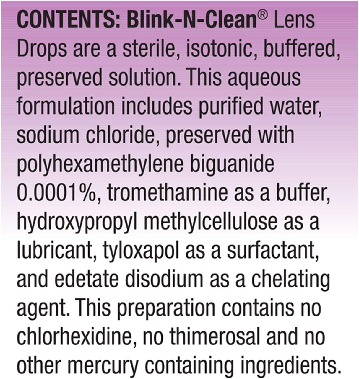 Complete Blink-N-Clean Lens Drops, 0.5 Fluid Ounce : Health & Household