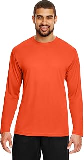 Men's Zone Performance Long-Sleeve T-Shirt L SPORT ORANGE