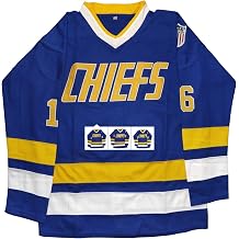 Hanson Brothers Jersey, Charlestown Chiefs 16,17,18 Slap Shot Ice Hockey Movie Jersey