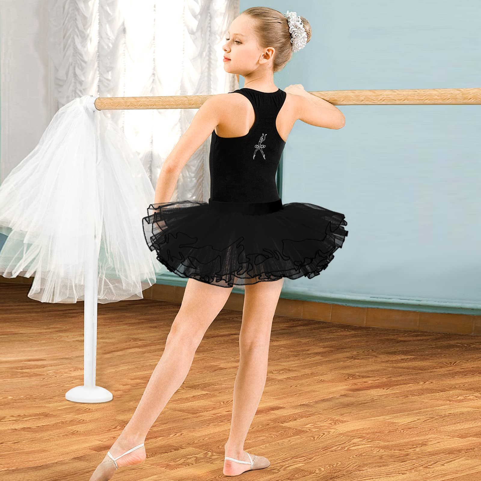 Bezioner Tiul Spódnica Tutu Dziewczęca Sukienka do tańca klasycznego Baletu Pettiskirt Księżniczka Kostium