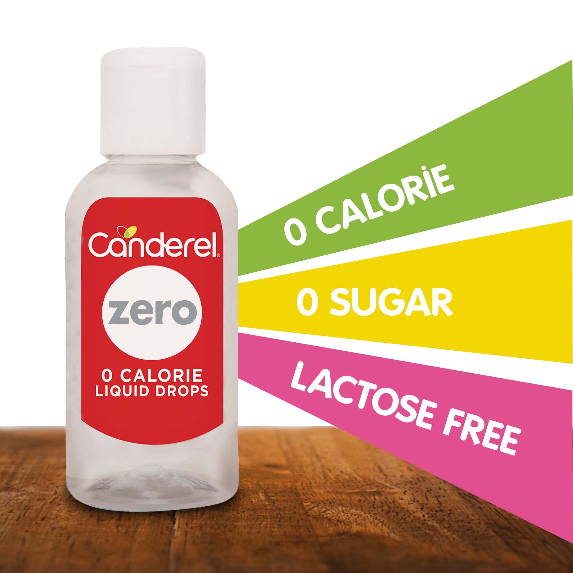 Canderel Zero Lot de 6 édulcorants liquides 50 ml
