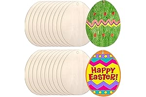 Decorative Wooden Eggs for Creative Crafting