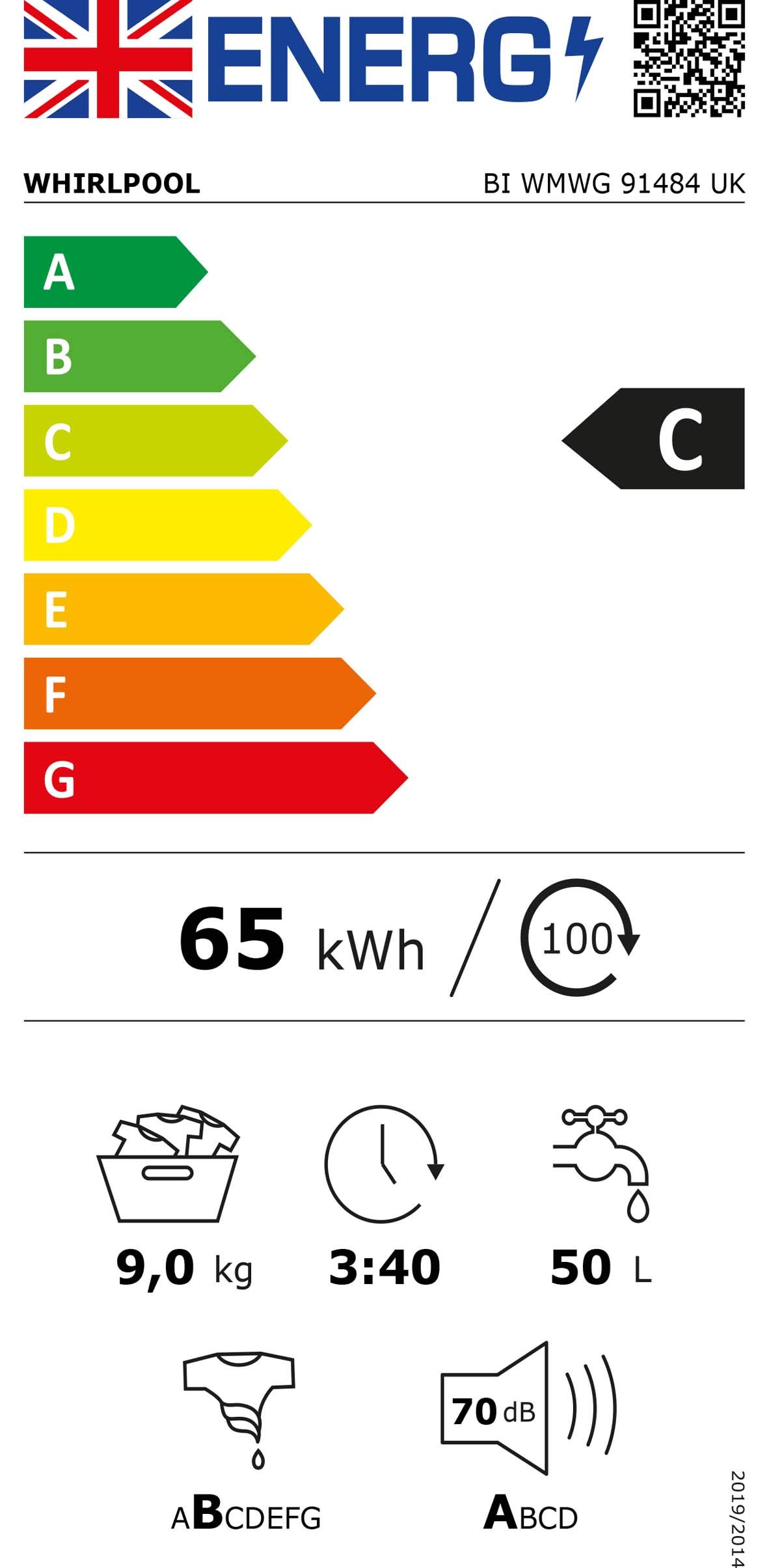 Bosch WIW28301GB Serie 6 Builtin Washing Machine with EcoSilence Drive