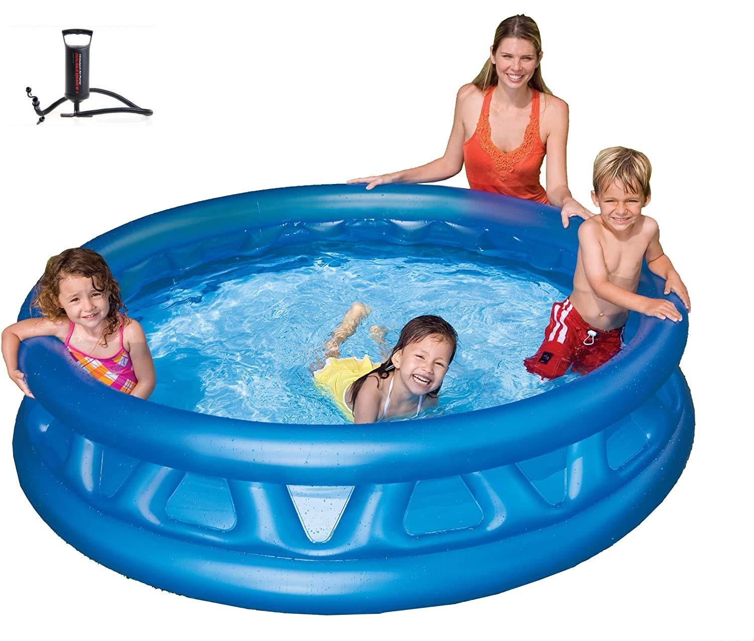 Kreative Marche® Swimming Pool Inflatable Bath Tubs for Adults Spa Swimming Bath Tub with Pump 6.5 Feet Blue (with Manual Pump) (B089G456B1) Amazon Price History, Amazon Price Tracker