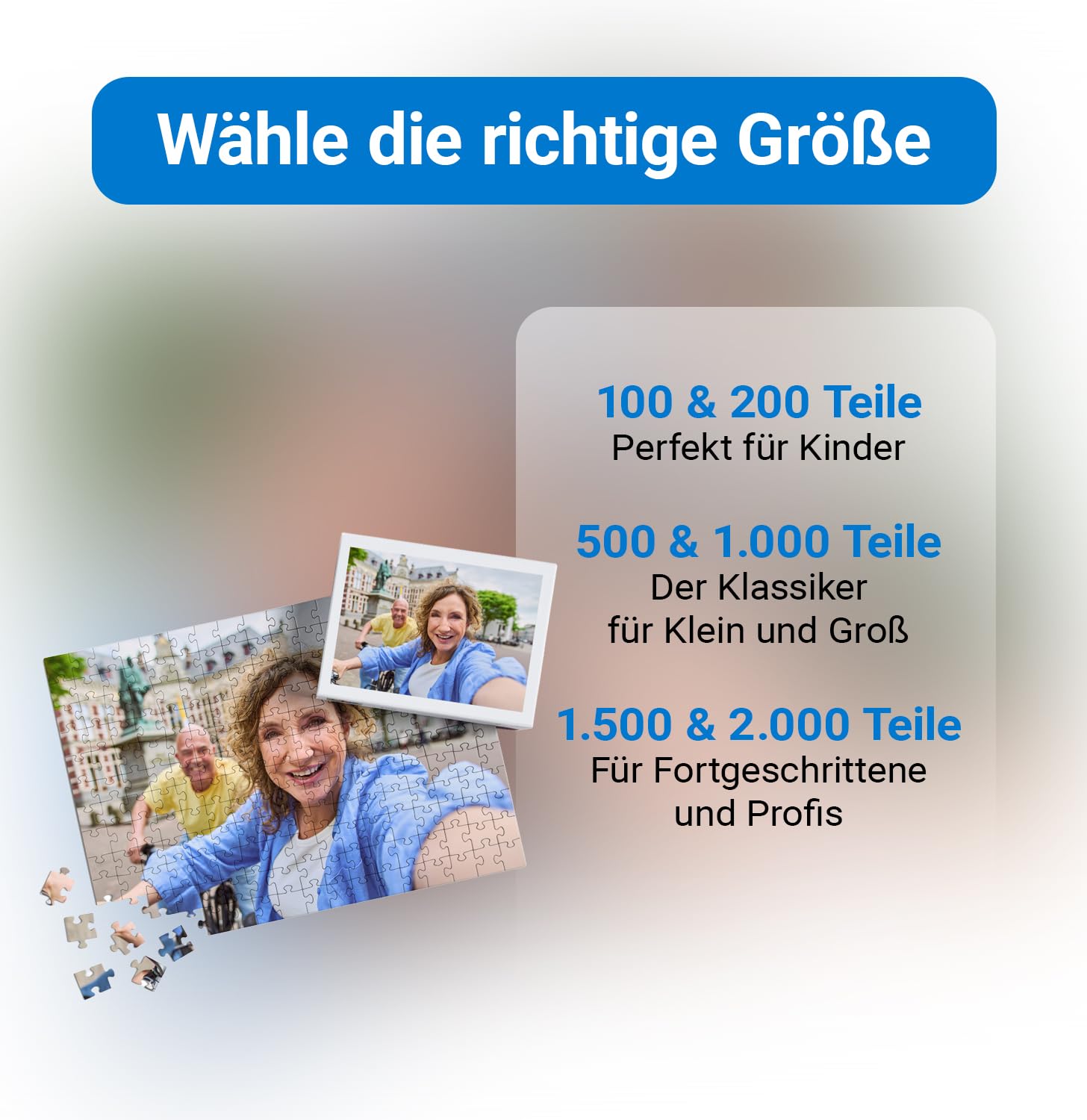 Pixum Fotopuzzle mit eigenem Foto, personalisiertes Geschenk, 1000 Teile | Selbst gestalten, hochwertige Druckqualität, Fotogeschenk für Erwachsene und Kinder