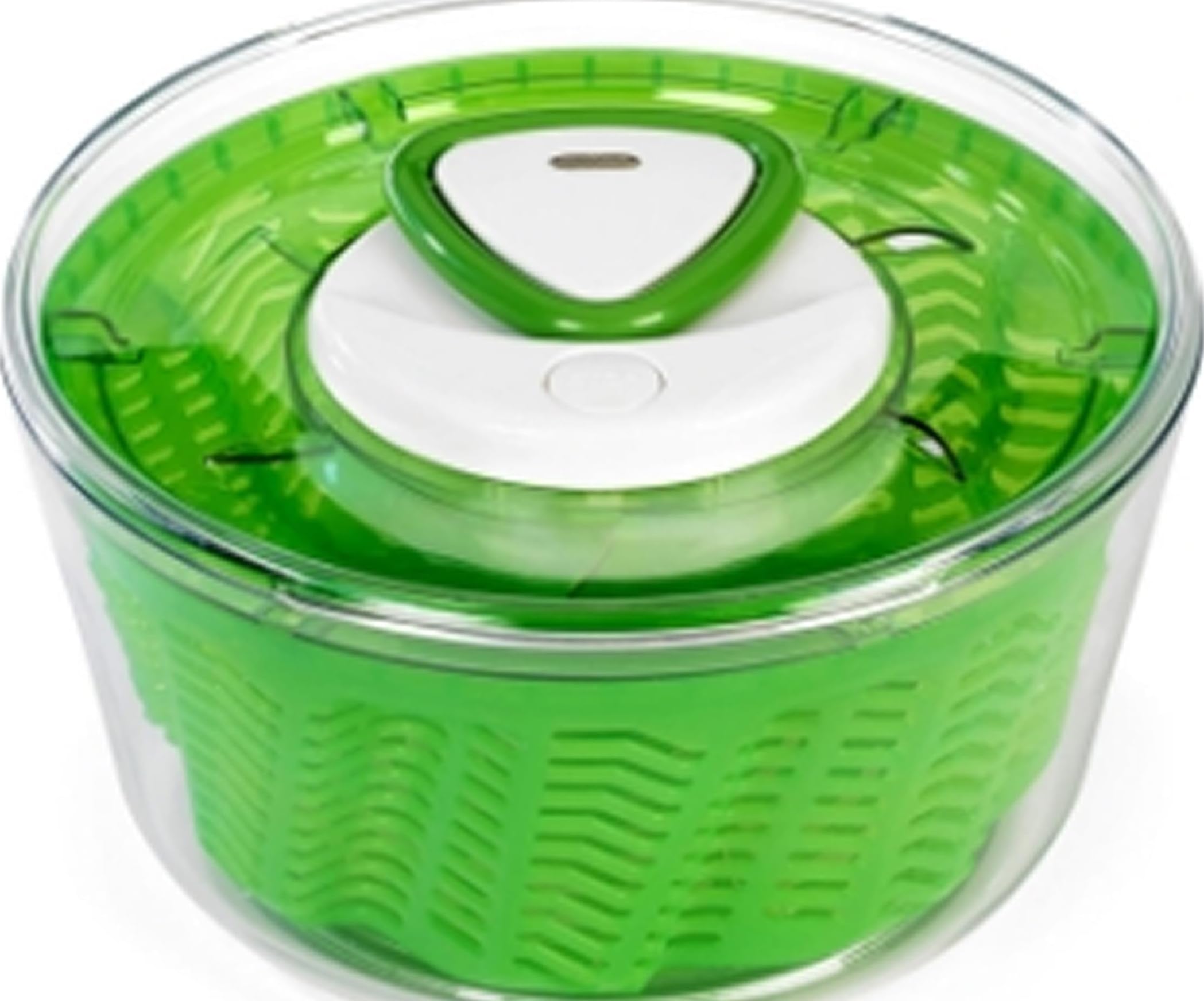 Zyliss Easy Spin 2 Centrifugadora de Lechuga, Grande, Plástico, Verde, Escurridor Para Ensaladas y Verduras, Apto Para Lavavajillas, 5 Años de Garantía, E940012