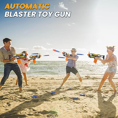 Miniatura 5 de Pistola de juguete para niños de 6, 7, 8 a 12 años, pistolas y pistolas automáticas de espuma de juguete, lanzador de dardos de espuma, pistolas de