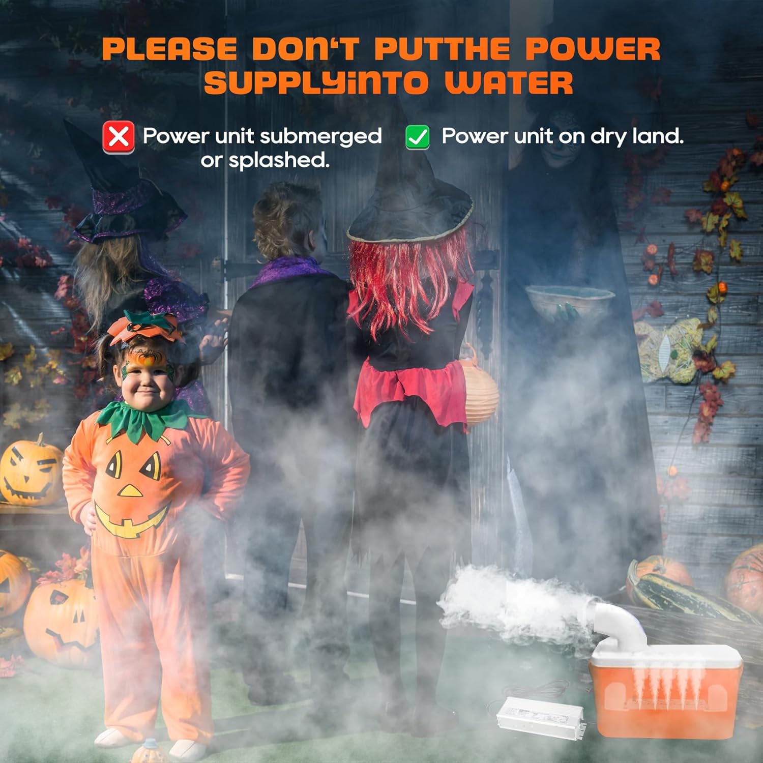 Upgrade Mist Maker Fogger 12 Heads (9000ml/H),Ultrasonic Fogger Humidifier with Floats（No need to add water）,110V 400W Power Water Proof Ultrasonic Mister,for Halloween Atmosphere,Preserva