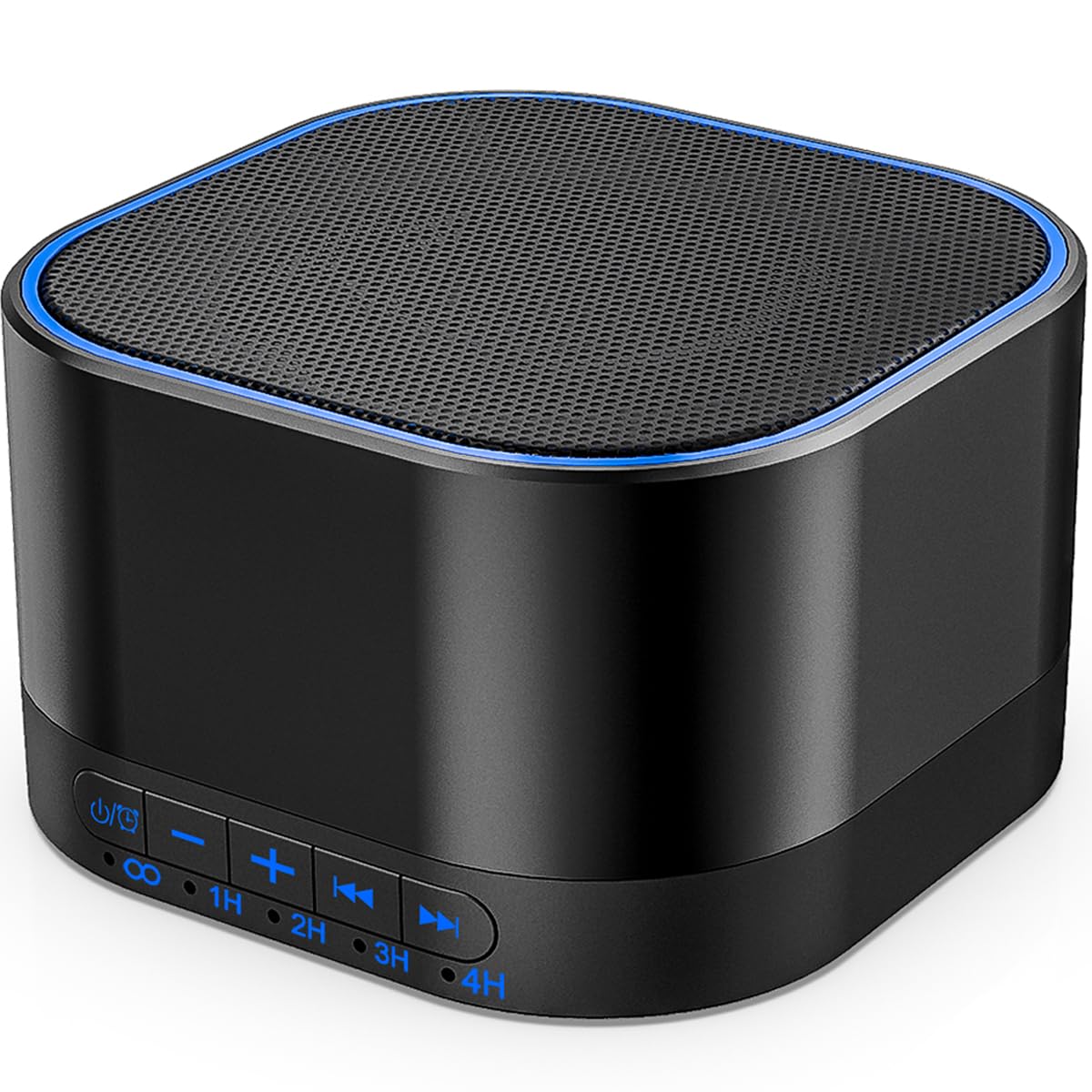 Magicteam Sound Machine White Noise Machine with 20 Non Looping Natural Soothing Sounds and Memory Function 32 Levels of Volume Powered by AC or USB and Sleep Timer Sound Therapy for Baby Kids Adults