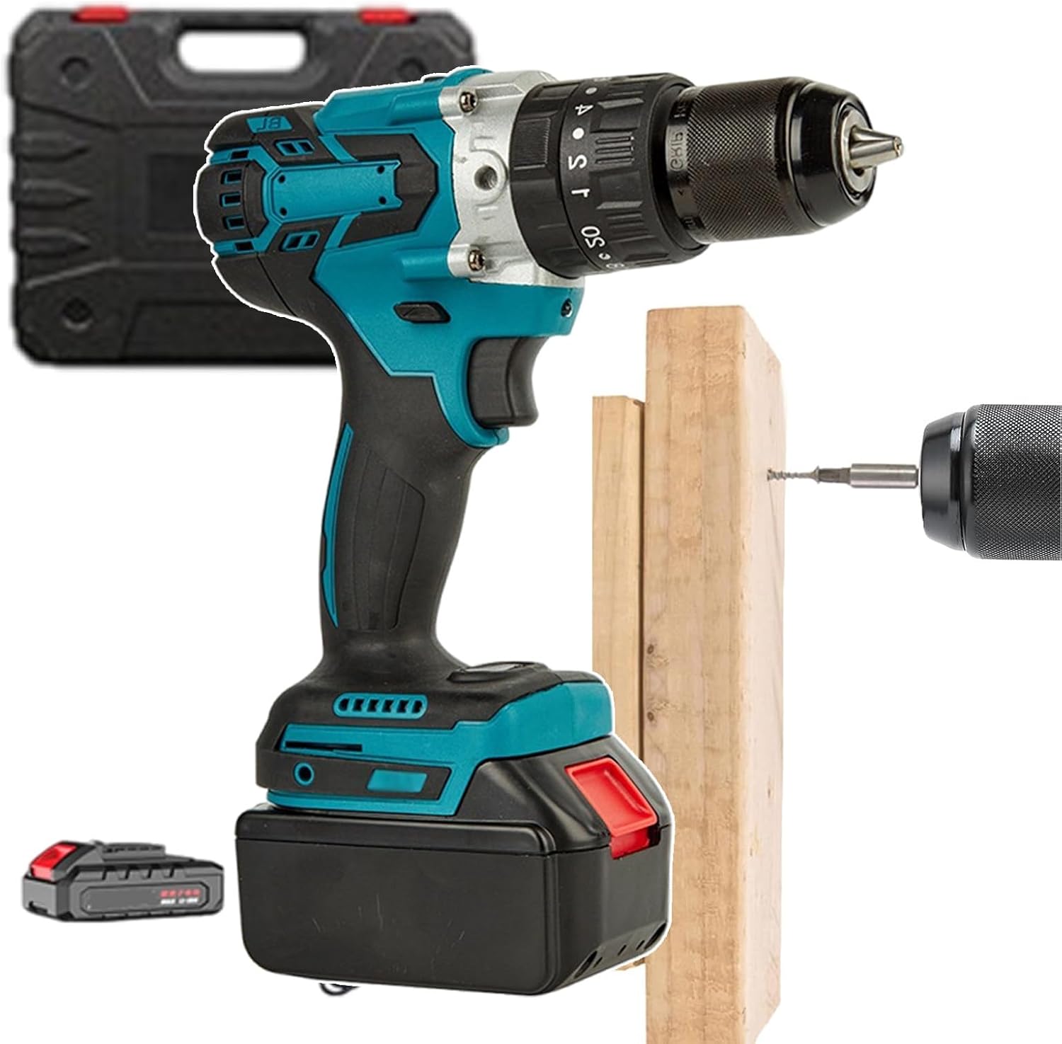 Taladro Percutor Inalámbrico 88V 320Nm 2400RPM