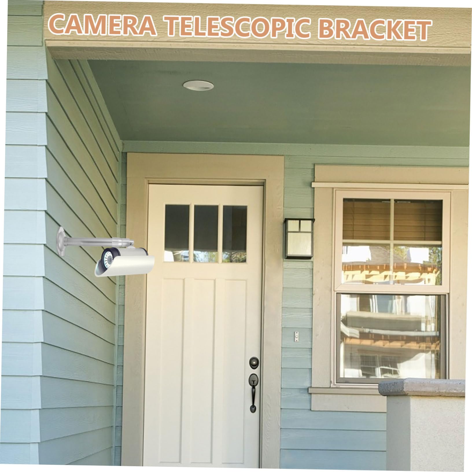 Housoutil Aluminum Alloy Camera Bracket 20-40cm Extendable Sleek Wall Mount for Security Cameras