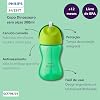 Philips Avent Straw Cup, 12 Month+, 300ml, Patterned, Drip-Free, Easy Grip, Dishwasher Washable, BPA-Free, Green, SCF798/01