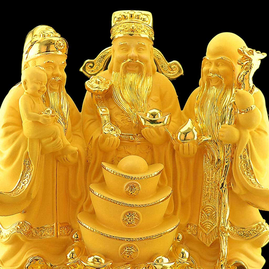 Posągi Feng Shui Dekoracja domu Przyciągaj bogactwo i szczęście Wystrój Feng Shui Wykwintne prezenty urodzinowe i parapetówkowe Salon Rzemiosło Dekoracje Dekoracje posągów