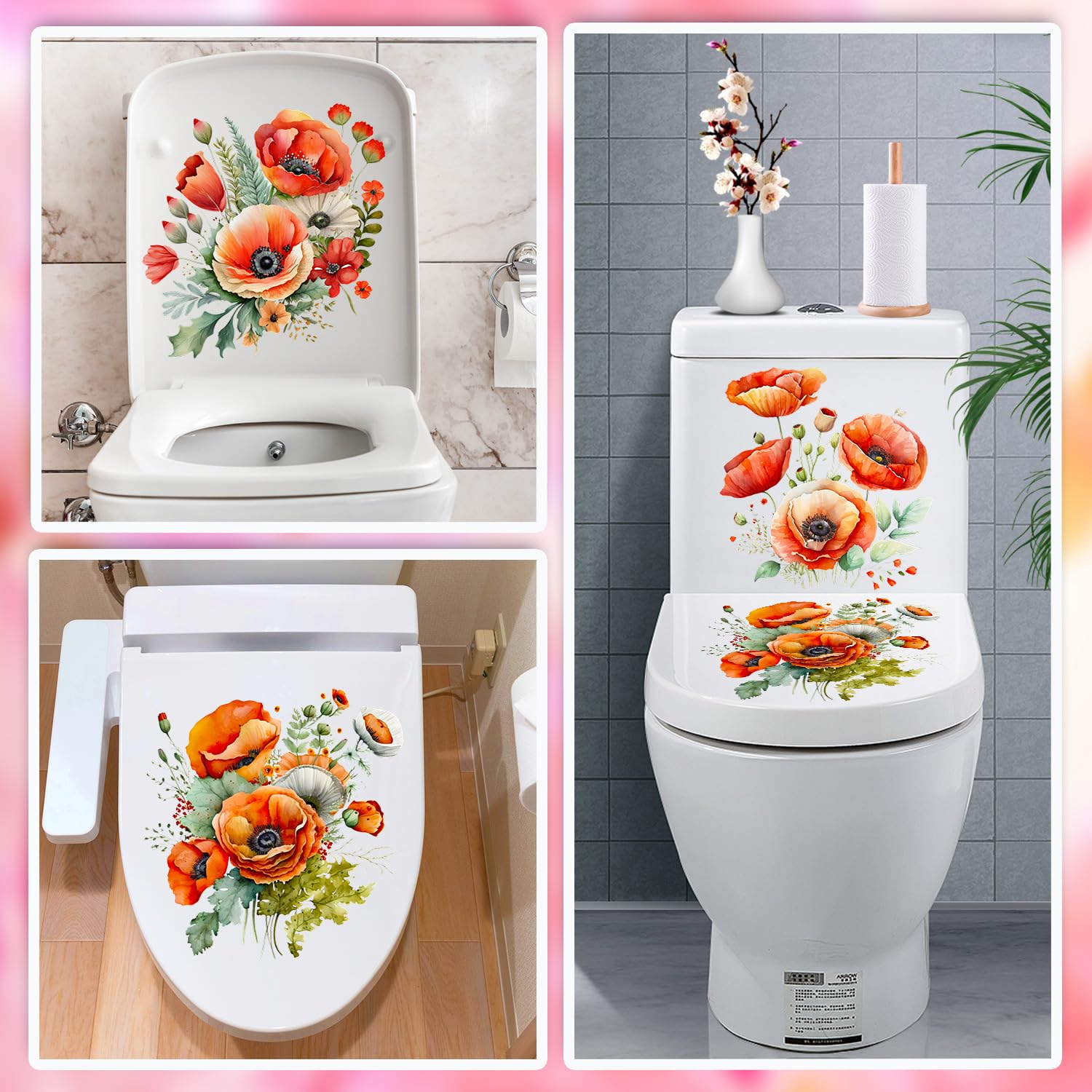 Leuchtender WC-Deckel Aufkleber - Lustiger Badezimmer Dekor Mit Nachtlicht-Funktion