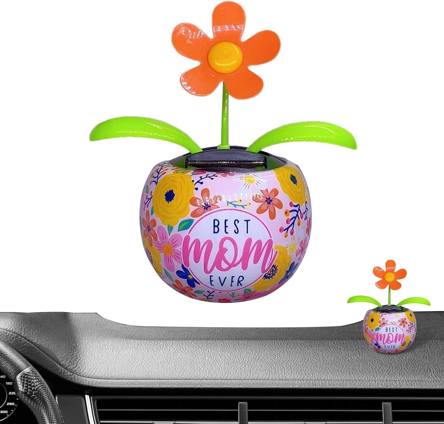Solar Dancing Flowers - Flower | Solar Power Kits | Solar Powered Toy | Shaking Flower Solar Ornament | Solar Flower Car Ornaments | Unique Car Decoration Dancing Flower Dashboard Di