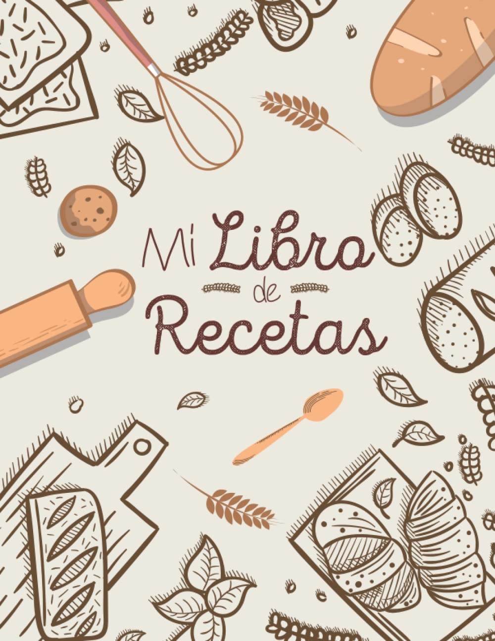 Buy Mi Libro De Recetas Cuaderno Para 100 Recetas En Blanco Para