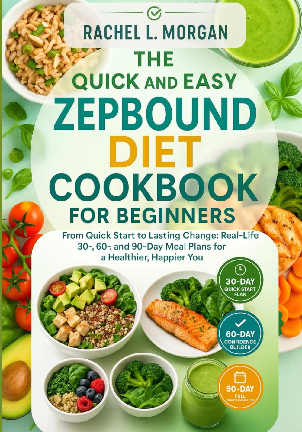 THE QUICK AND EASY ZEPBOUND DIET COOKBOOK FOR BEGINNERS: “From Quick Start to Lasting Change: Real-Life 30-, 60-, and 90-Day Meal Plans for a