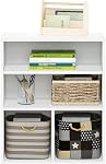Furinno Pasir 3 Tier Display Bookcase, White