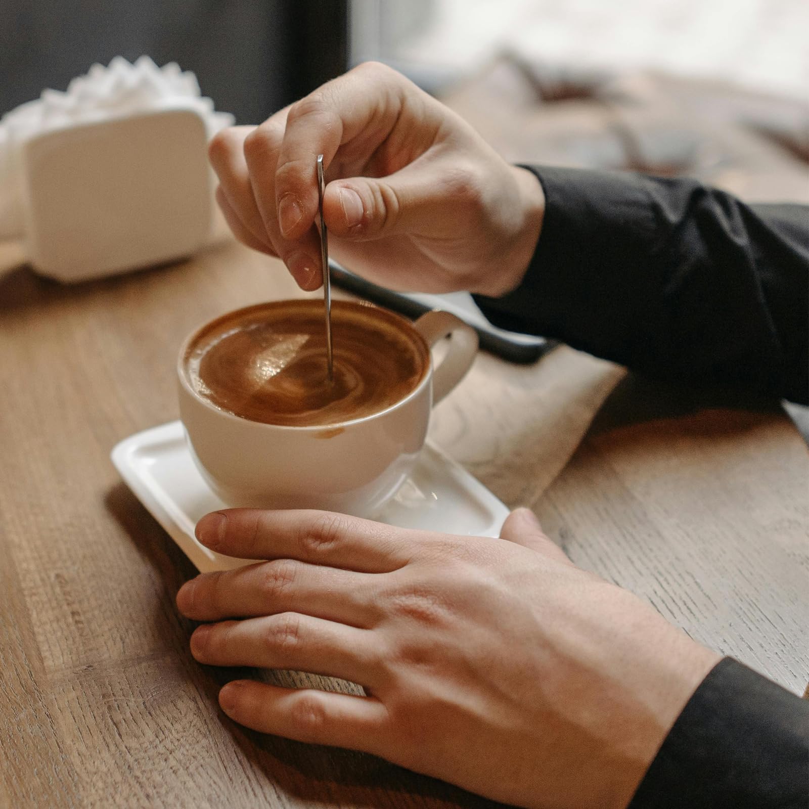 Juego de 6 cucharas de espresso, cucharas de café, cucharas de té de 4.7 pulgadas, cucharas de postre, juego de cucharas pequeñas de acero inoxidable para café, té, postre, aperitivos, azúcar,