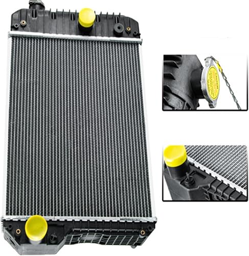 ALLOYWORKS - Radiador compatible con PERKINS 1104A-44T 1104C-44 1104C-E44 1104D-44T Caterpillar CAT 416C, radiadores estacionarios de flujo