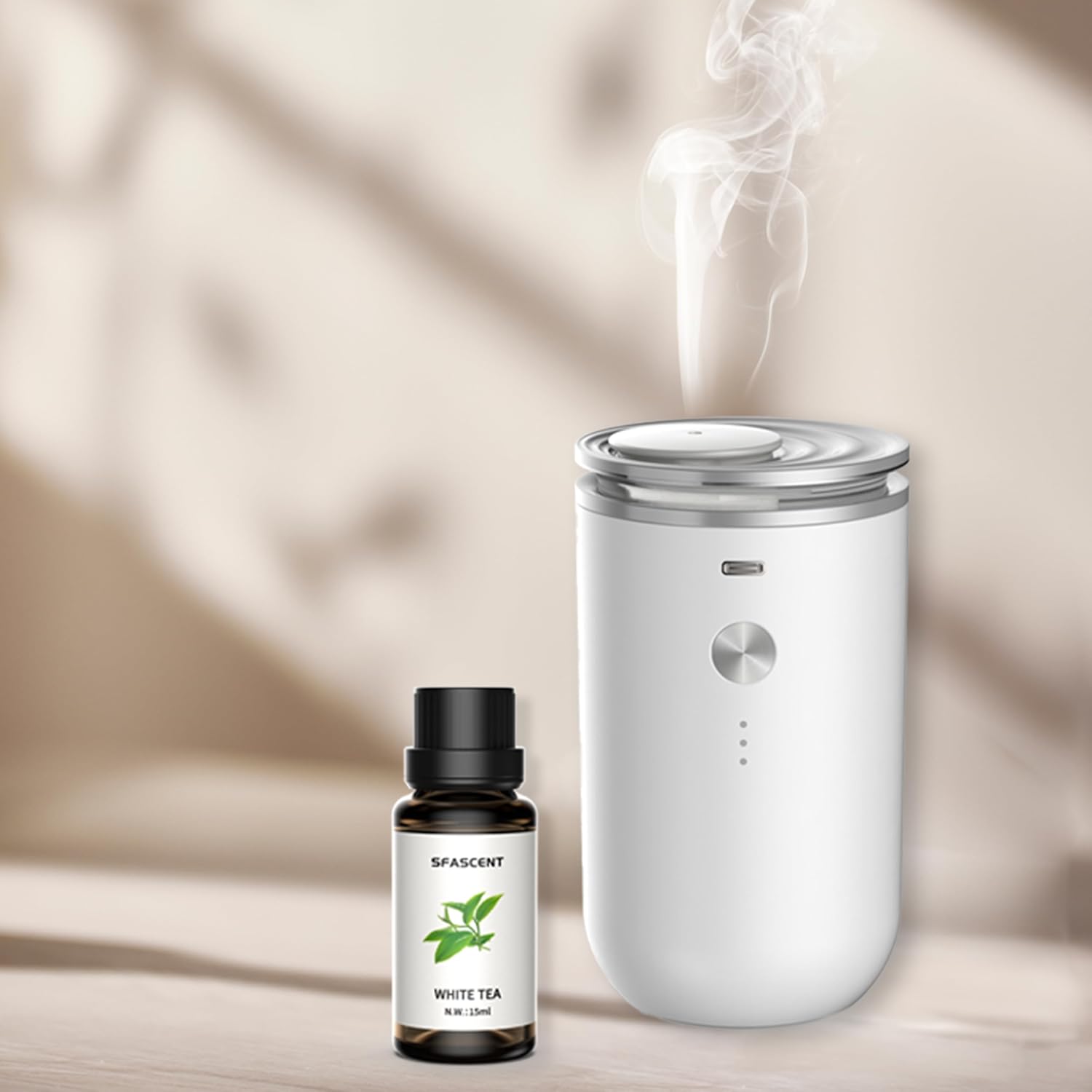 Diffusers for Home,Waterless Essential Oil Atomizing,Nano-Level,Silent Design, Ensures Quiet Rest,Rapid Diffusion, Covers 1,000 sq. ft.,Highly Restores The Original Aroma of Essential Oils