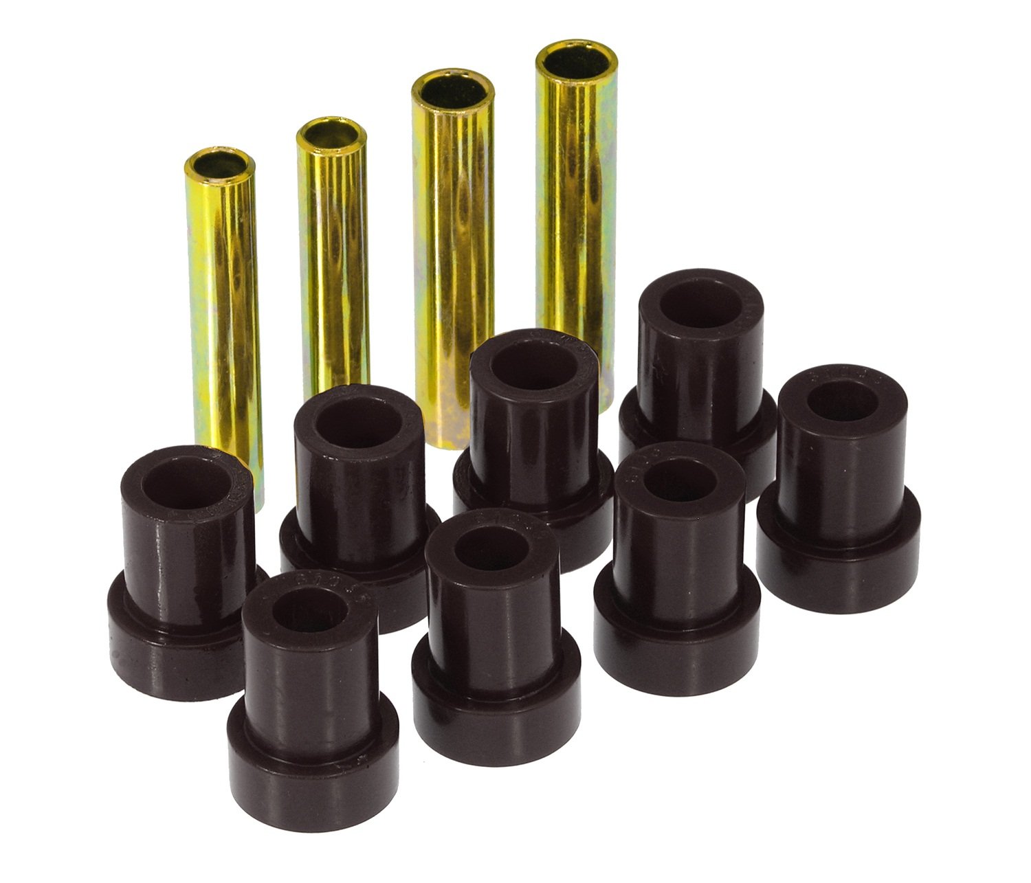 Prothane 7-1009-BL Black Front Spring & Shackle Bushing Kit | Polyurethane Replacement For Superlift Springs
