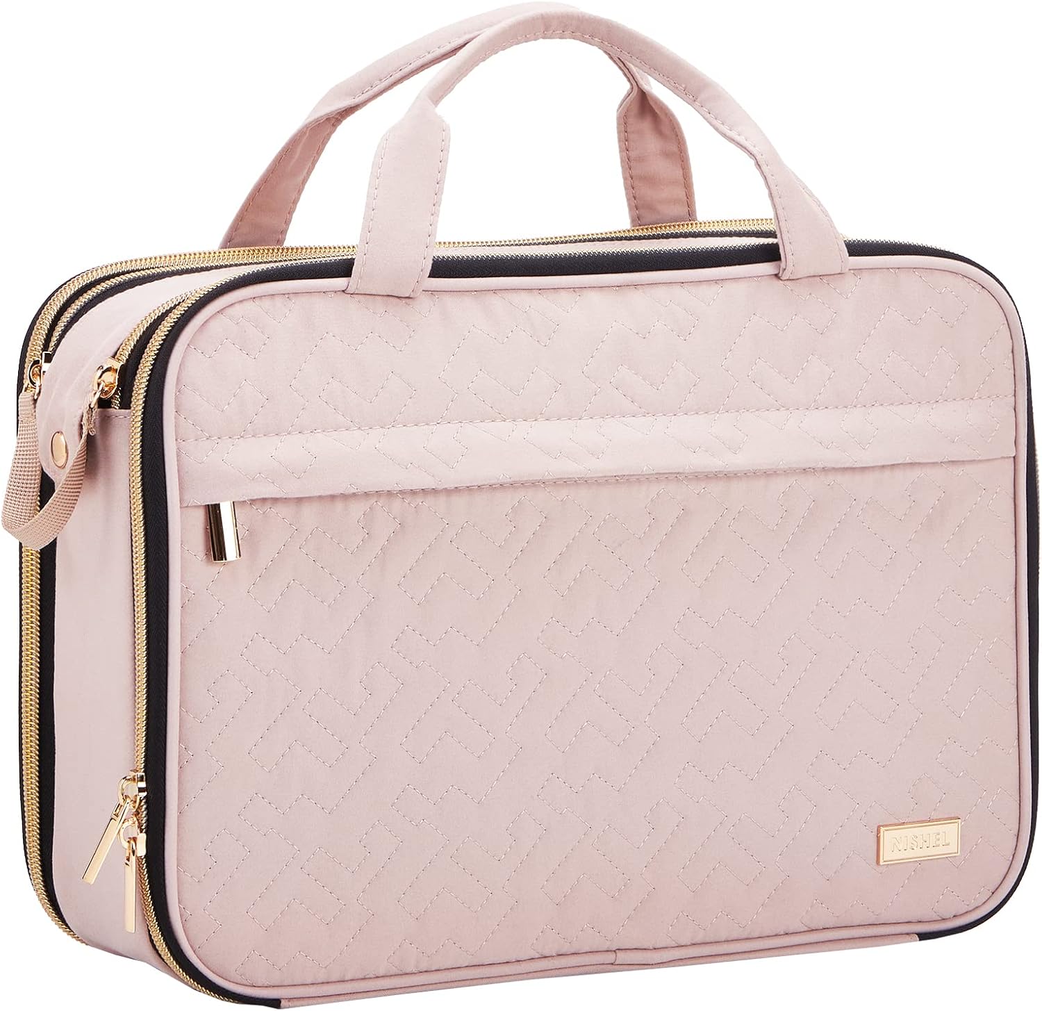 NISHEL Travel Toiletry Bag for women, Portable Organizer