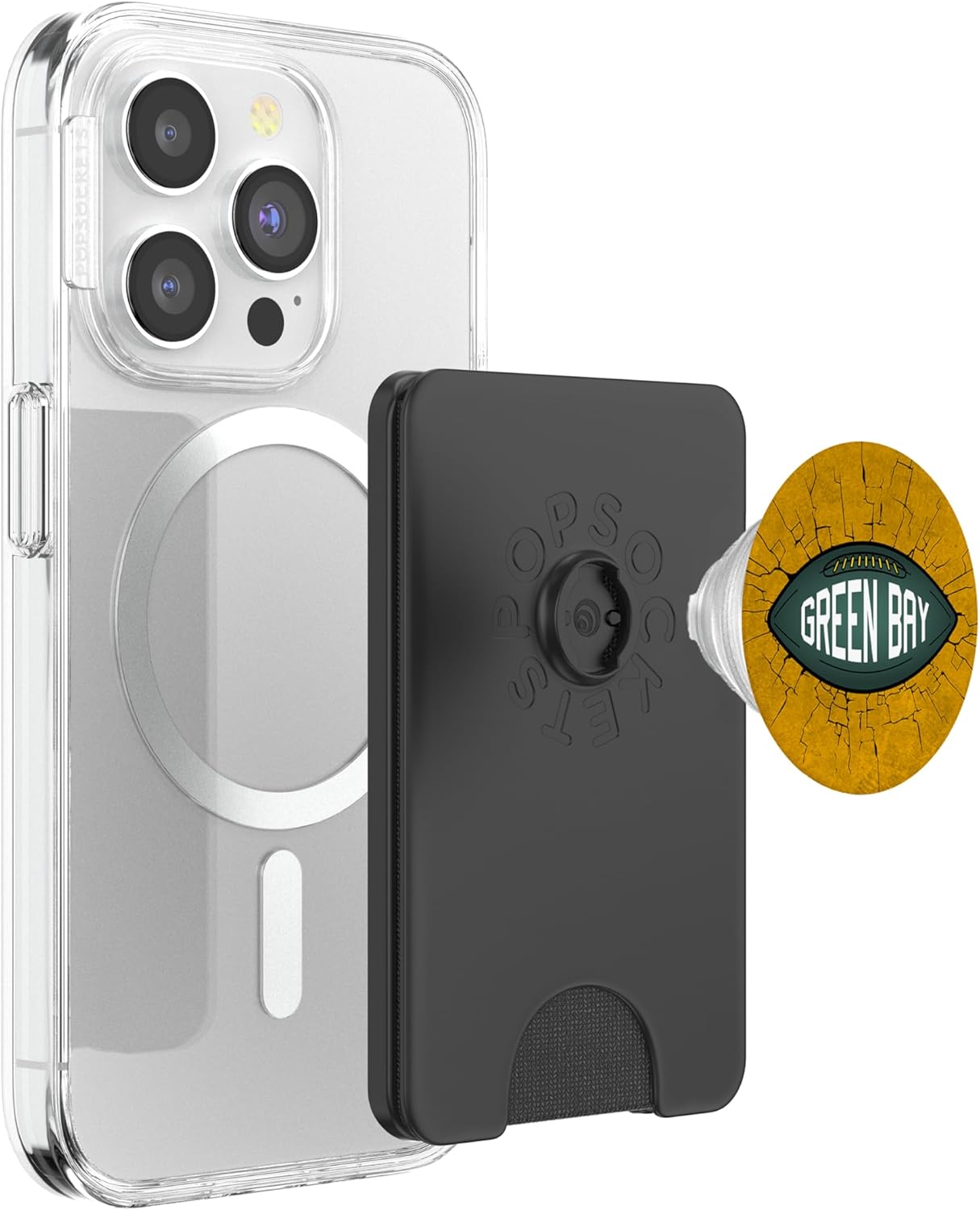 Green Bay Football - Sports Fans PopSockets PopWallet for MagSafe