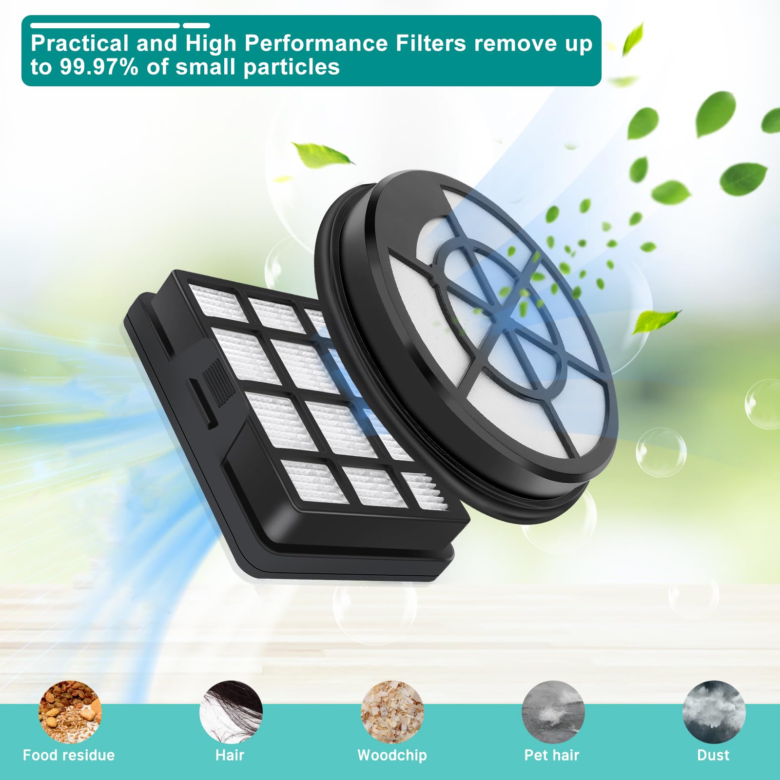 4 pezzi filtri accessori per aspirapolvere Bosch Serie 2 BGC05A220A, BGC05A320, BGC05A322, BGC05AAA1, BGS05A221, BGS05A222, BGS05AAA2/01, BGS05A220/02, filtro Hepa protezione motore Filtro, filtro di