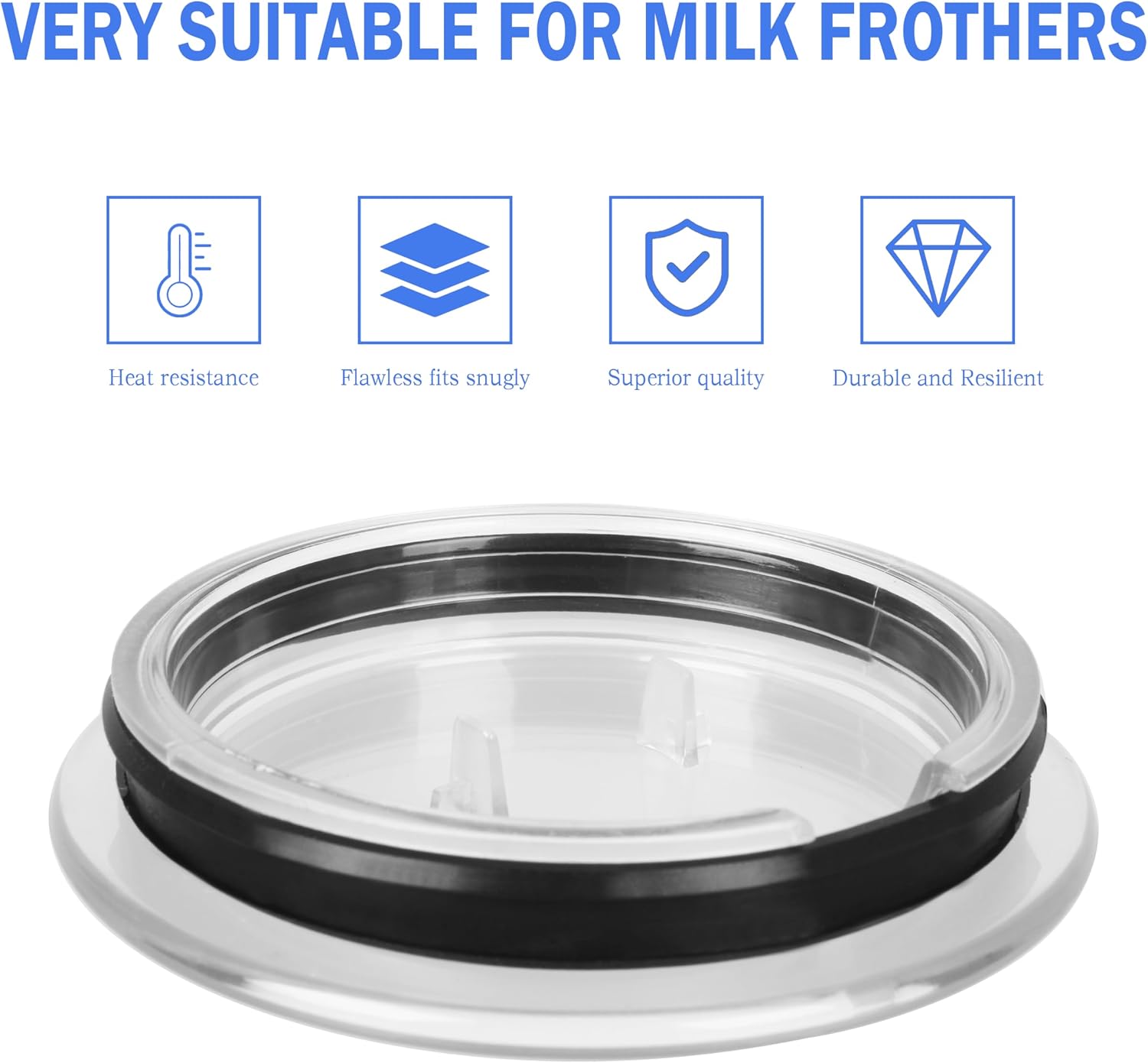 Milk Frother Lid Seal Compatible with Nespresso Aeroccino 3