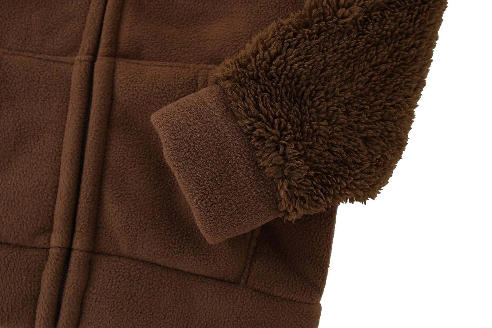 LIUONEXI - Abrigos - Parka - para bebé niña café 130 cm(5-6 Años)