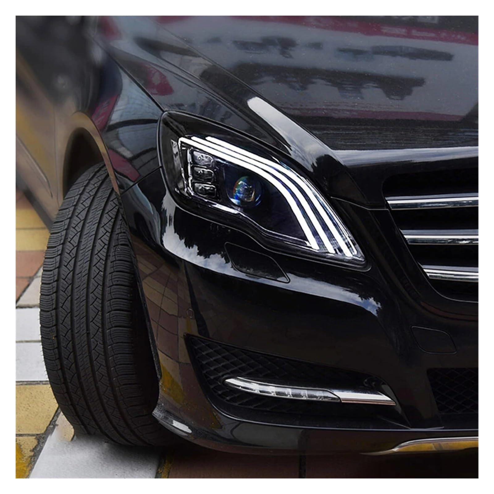 Lampada Fanale Posteriore Accessori auto Ha Condotto il Faro Per Benz W251 per Classe R R300 R350 R400 R500 2010-2017 Modificato Anteriore DRL Disabilita per luci di segnalazione