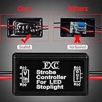 Vista 4 de Purishion 2 módulos controladores para flash de 24W para luz de freno LED de 12-30V