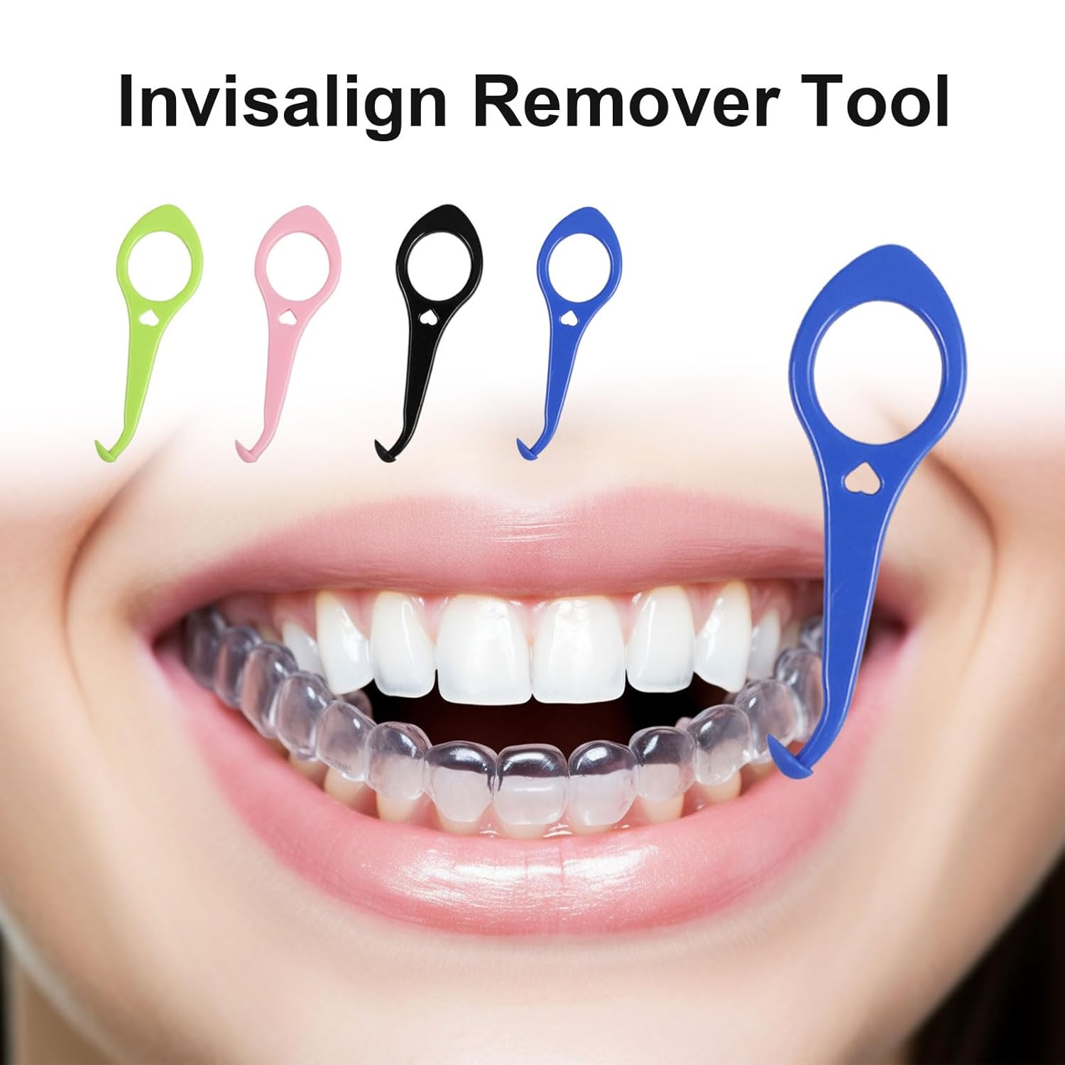 Clear aligner removal tool-invisible removable braces, invisible aligner remover-aligner remover-fixer remover (40pcs)