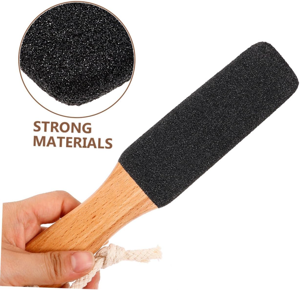 3pcs Foot Pumice Manual Heel Scrubber Foot Buffer for Dead Skin Removal Grinding Tool for Smooth