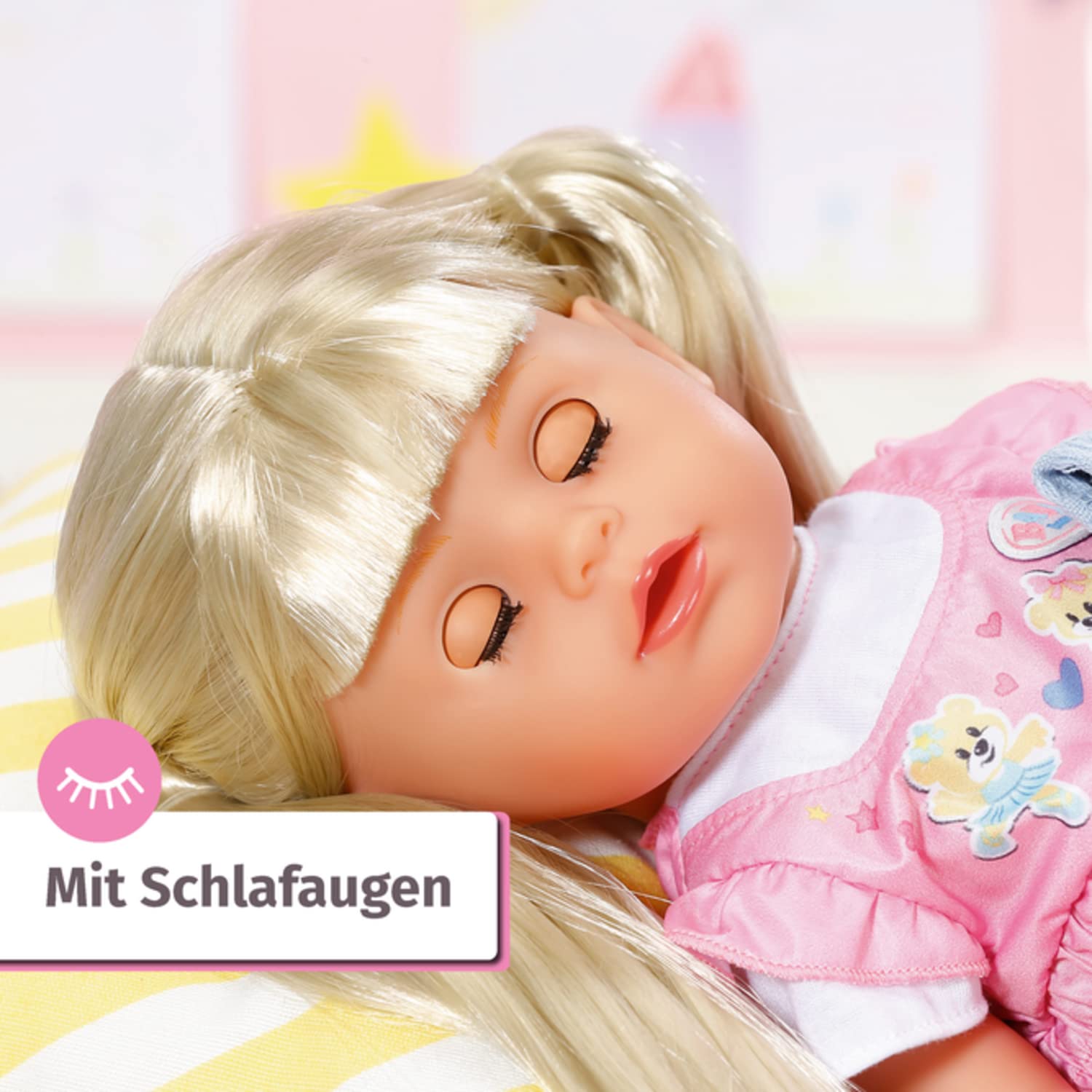 BABY Born Kindergarten Little Sister 36cm, Puppe mit Haaren und Funktionen ohne Batterie, inkl. Zubehör, für Kinder ab 3 Jahren, 36 cm große Puppe, 828533 Zapf Creation
