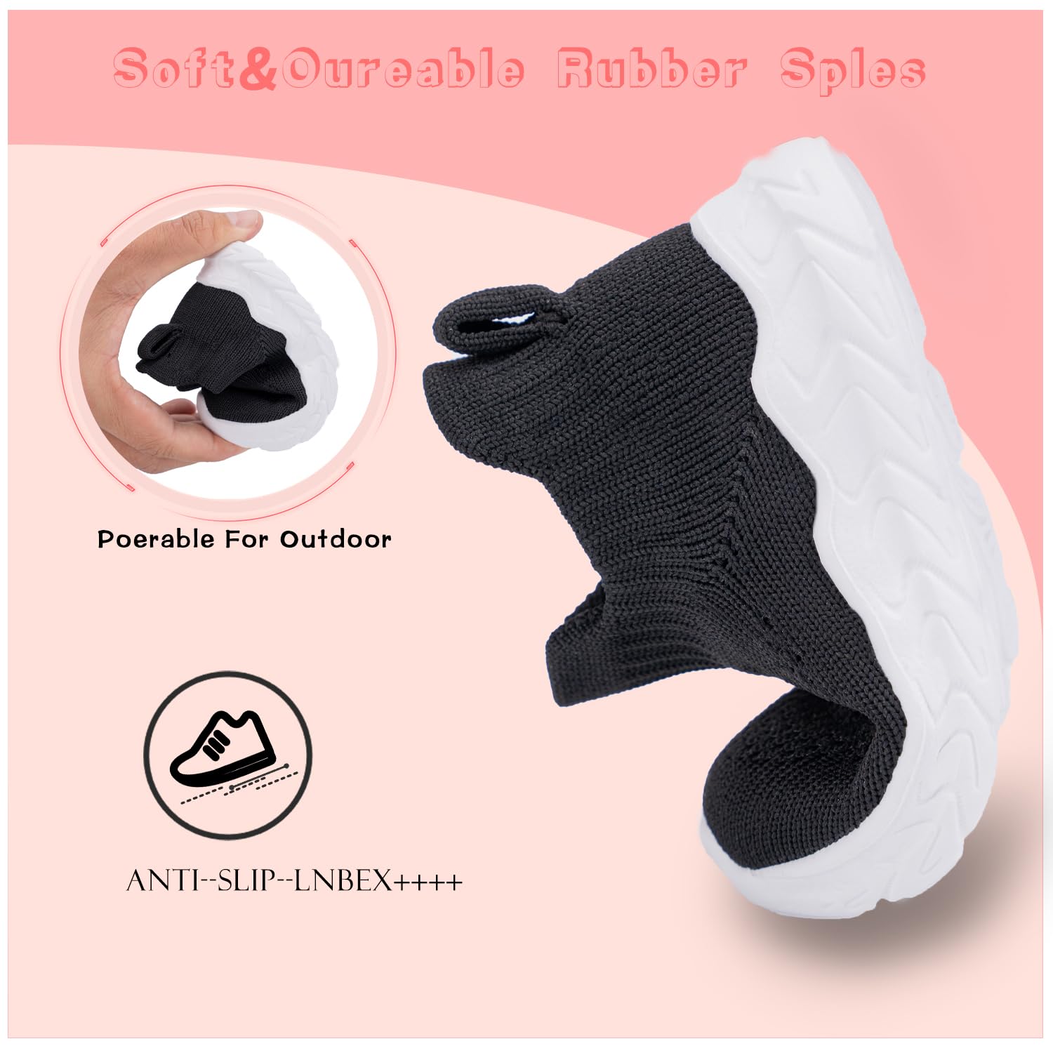 Baby Shoes and Socks - Soft Soled Breathable Non-Slip Shoes - Baby Boys and Girls' Cross-Legged Trainers (802??, Toddler, 4, Numeric, US Footwear Size System, Medium)