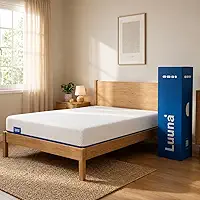Colchão Queen Luuna Adapt, Firme-Macio 7,5/10, 10 Anos de Garantia com Espuma Cloud Comfort, Adapta ao Corpo