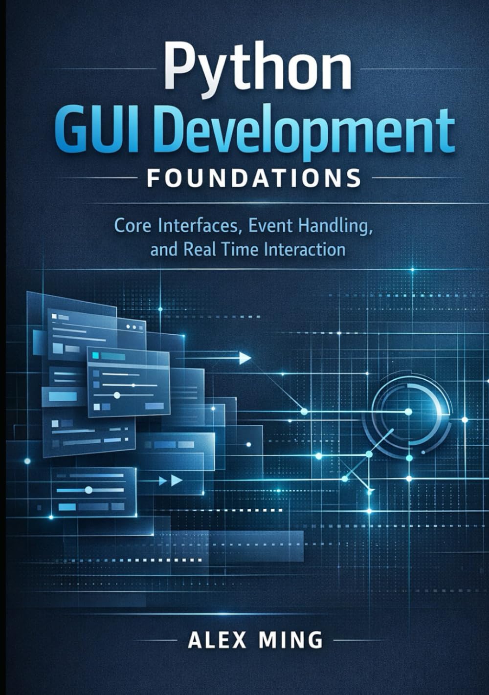 Python GUI Development Foundations: Core Interfaces, Event Handling, and Real Time Interaction (Python GUI Interactive Development Series)