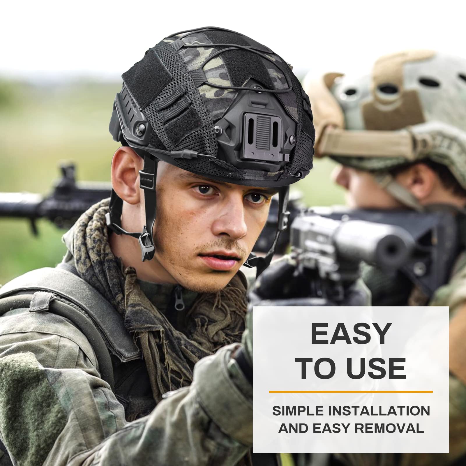 Red Fast Tactical Helm Set, met Tactische Multifunctionele