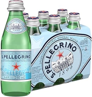 S.Pellegrino Sparkling Natural Mineral Water, 8.45 fl oz. (6 Count)