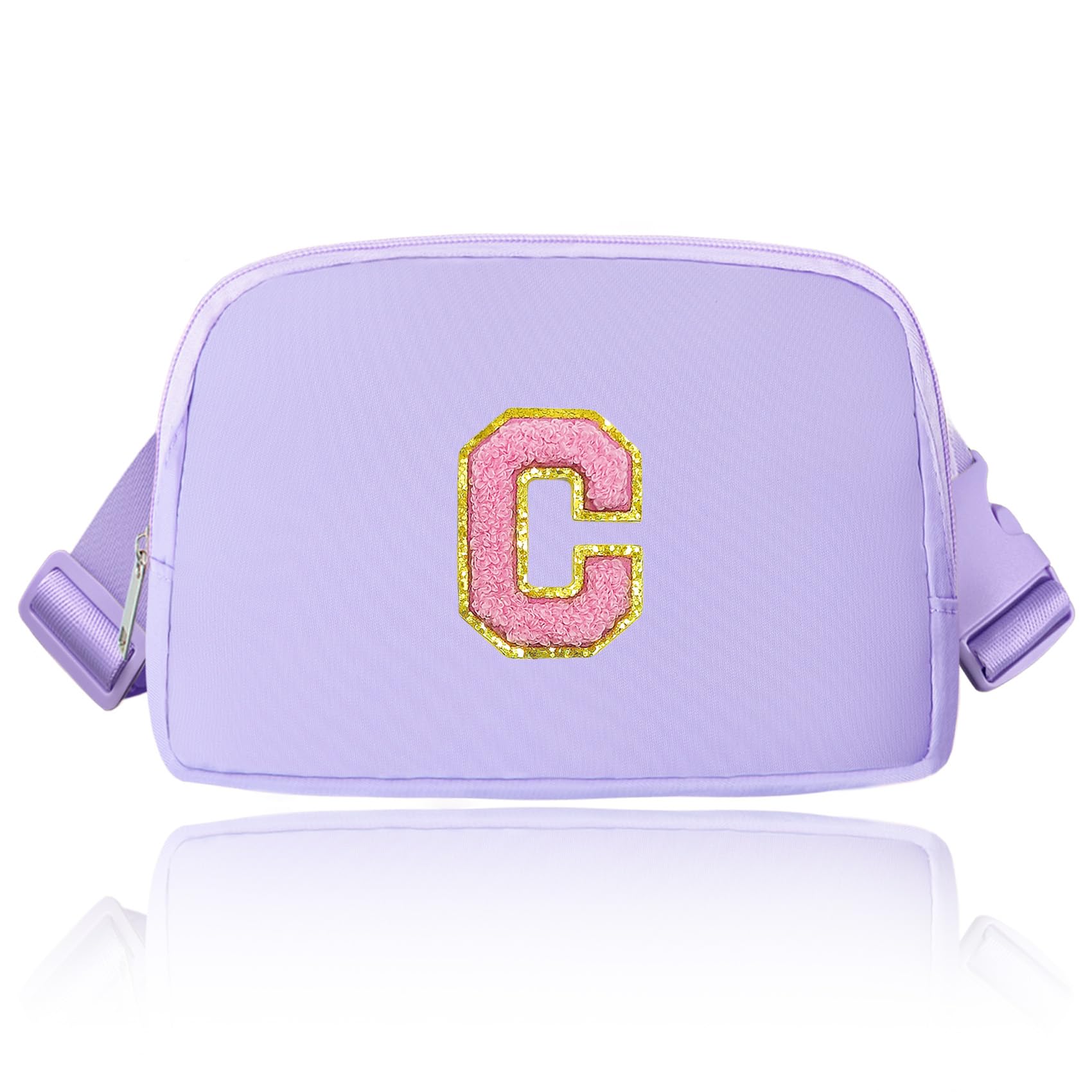 Janhavi Back to School Gift for Tween Girls, Graduation Gift for Teens Kids Daughter Sister Her, Preppy Waist Pack with Adjustable Strap, Mini