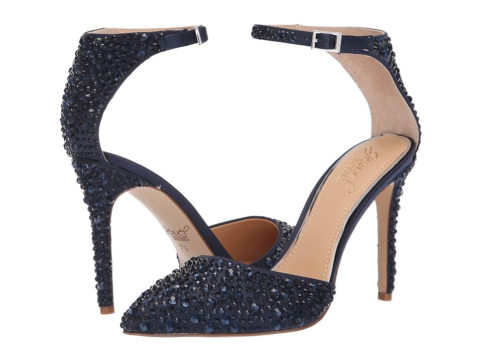 

Jewel Badgley Mischka Jimena (Navy) Women's Shoes