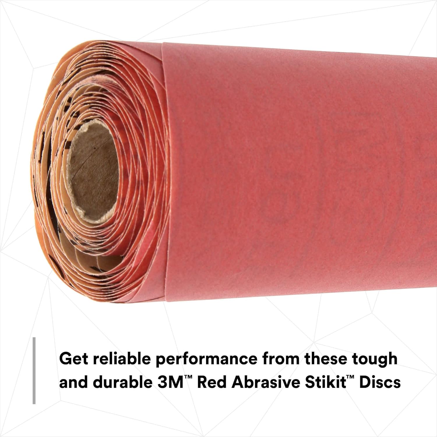 New Product 3M Red Abrasive Stikit Disc, 01108, 6 in, P400 grade, 100 discs per roll