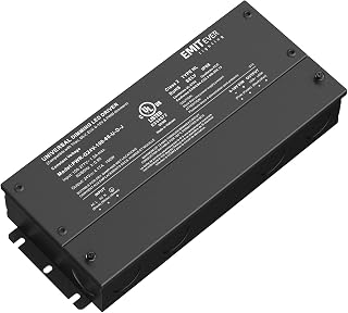 EMITEVER 100W 24V 5-in-1 Dimmable LED Driver,AC 110-277V to DC Transformer