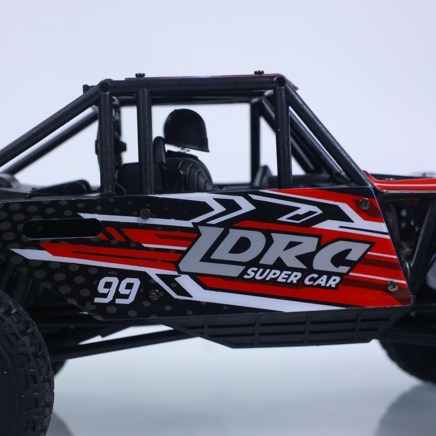 US in Stock, LDRC Ld18499 1/18 2.4G RC Climbing Car 4 * 4 Remote Control Vehicle 280 Brushed Motor Esc Ready to Go Battery Servo USB Charge Hobby Grade Model for Adult(Red)